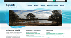 Desktop Screenshot of lumijoki.fi