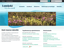 Tablet Screenshot of lumijoki.fi