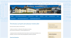 Desktop Screenshot of koulu.lumijoki.fi