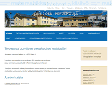 Tablet Screenshot of koulu.lumijoki.fi
